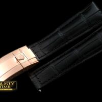 ROLACC019E - Black Croc Strap RG 20/16/ New Insignia Deployant