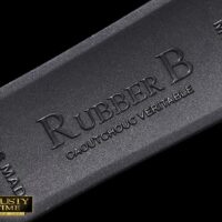 ROLACC022B - Rubber B VulChromatic Strap Black/Green