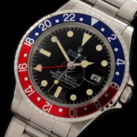 ROLGMT016A - Vintage GMT SS Blue/Red Bezel Swiss Eta 2836-2