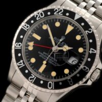 ROLGMT017C - Vintage GMT SS Black Bezel Jubilee Swiss Eta 2836-2