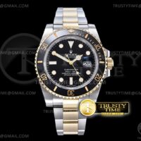 Submariner 116613LN 904L YG/SS Black ARF V3 A2824